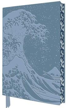 Flame Tree Hokusai Great Wave Notebook