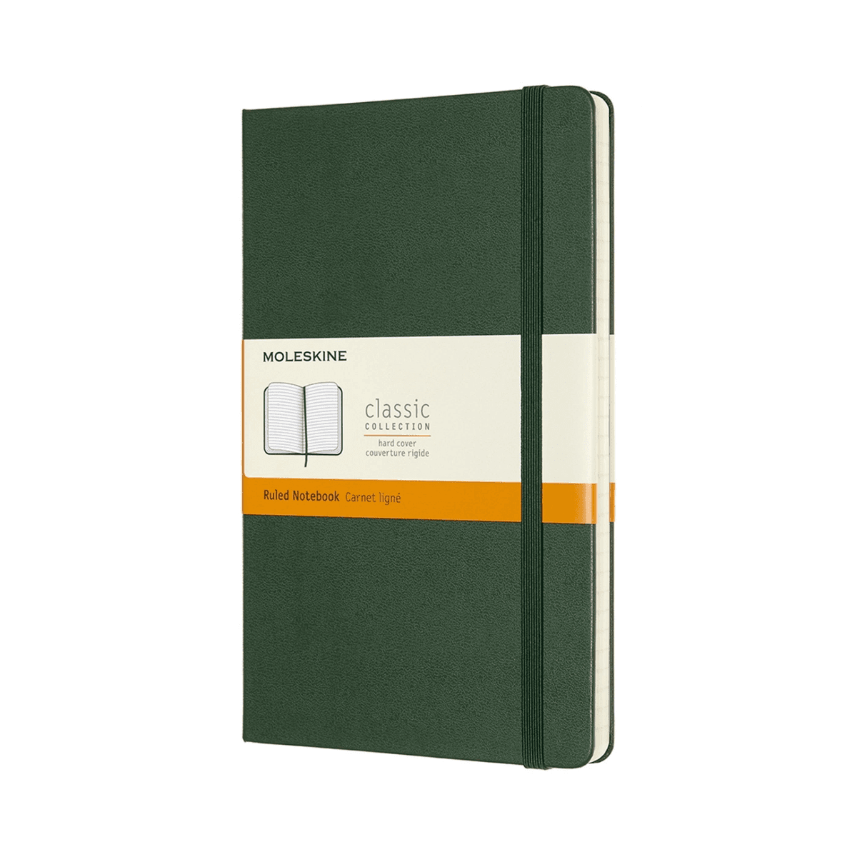 Moleskine Notebook Large Ruled Myrtle Green Hard Cover