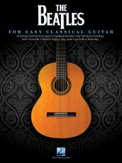 Beatles the For Easy Classical Guitar GTR Tab Solo Bk