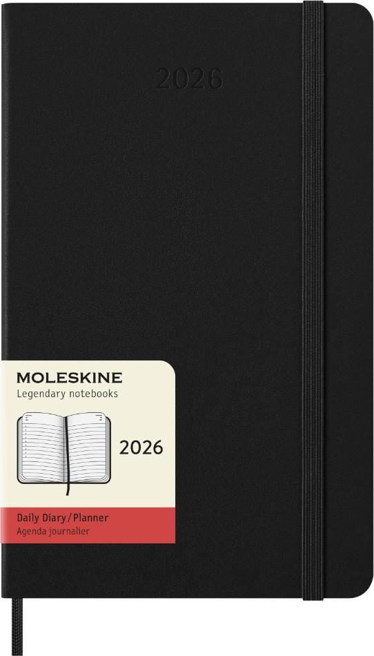 Moleskine 12 Month Daily Large Planner Black Hard Cover