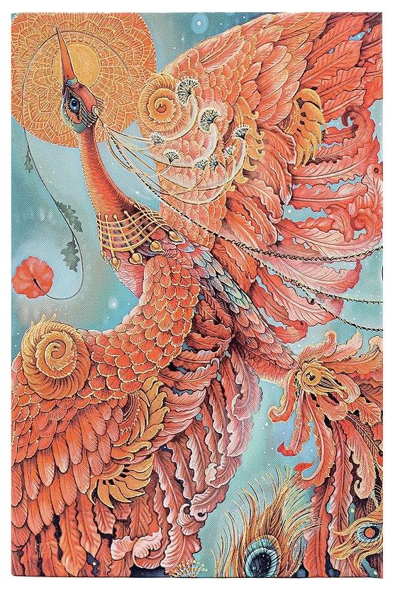 Paperblanks Birds of Happiness Firebird Lined Notebook