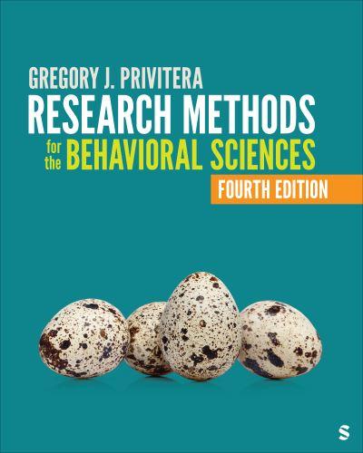 Research Methods For the Behavioral Sciences