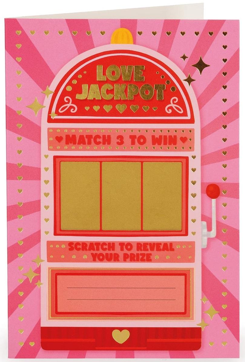 Legami Scratch Off Card - Love Jackpot