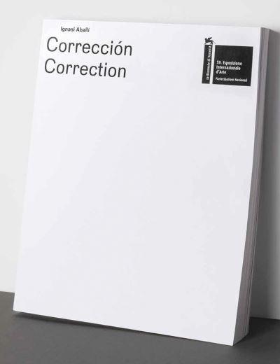 Ignasi Aballí - Corrección/Correction