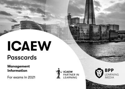 ICAEW, For Exams in 2021. Management Information