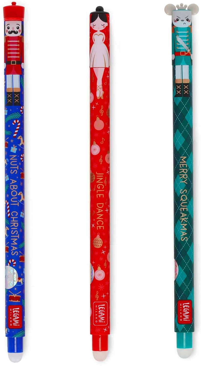 Legami Erasable Gel Pens Xmas - Set Of 3