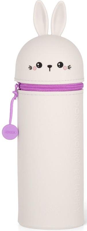 Legami 2 in 1 Soft Silicone Pencil Case: Kawaii Bunny
