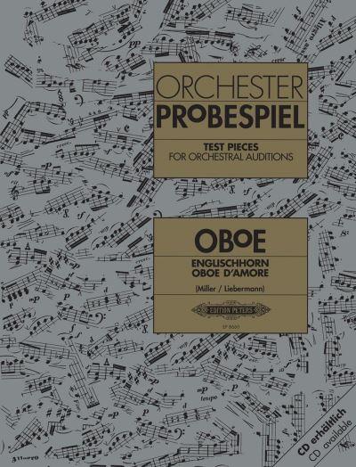 Test Pieces For Orchestral Auditions: Oboe, Cor Anglais, Oboe D'amore