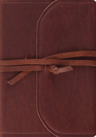 Journaling Bible-ESV-Interleaved Flap With Strap