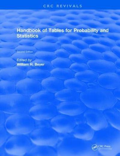 Handbook of Tables For Probability and Statistics