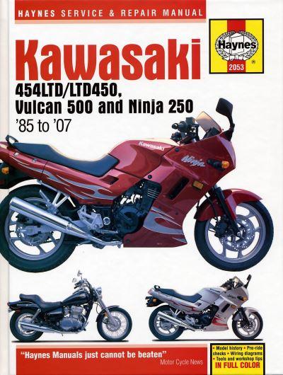 Kawasaki 454 LTD, Vulcan 500 & Ninja Motorcycle Repair Manua