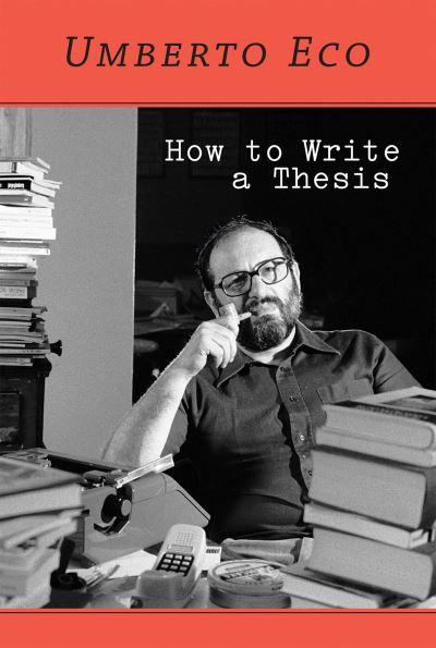 How To Write a Thesis