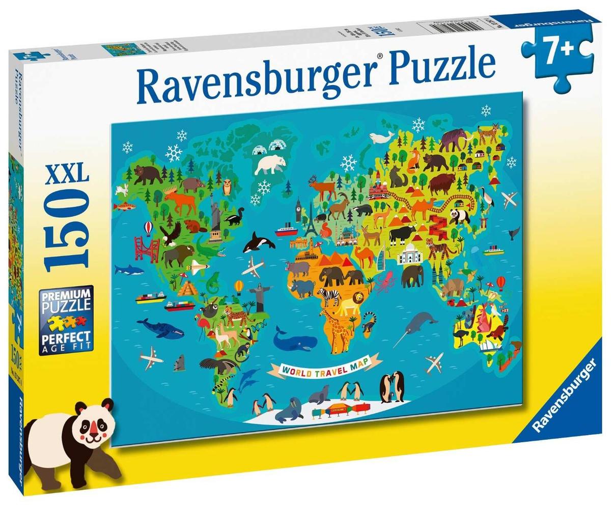 Ravensburger Animal World Map XXL Jigsaw Puzzle