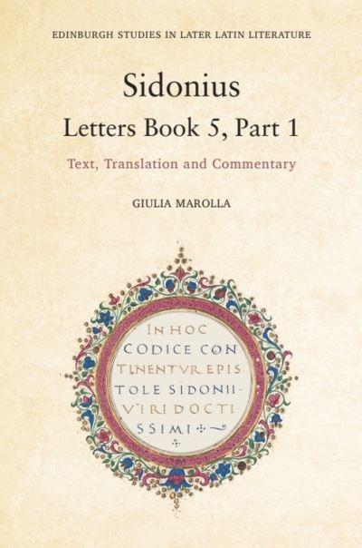 Sidonius, Letters, Book 5, Part 1