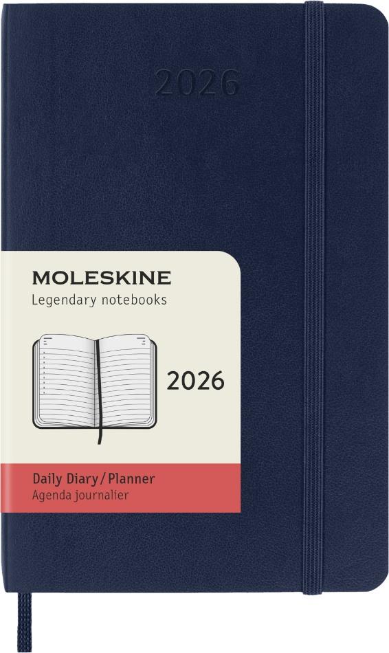 Moleskine 12 Month Daily Planner Sapphire Blue Soft Cover