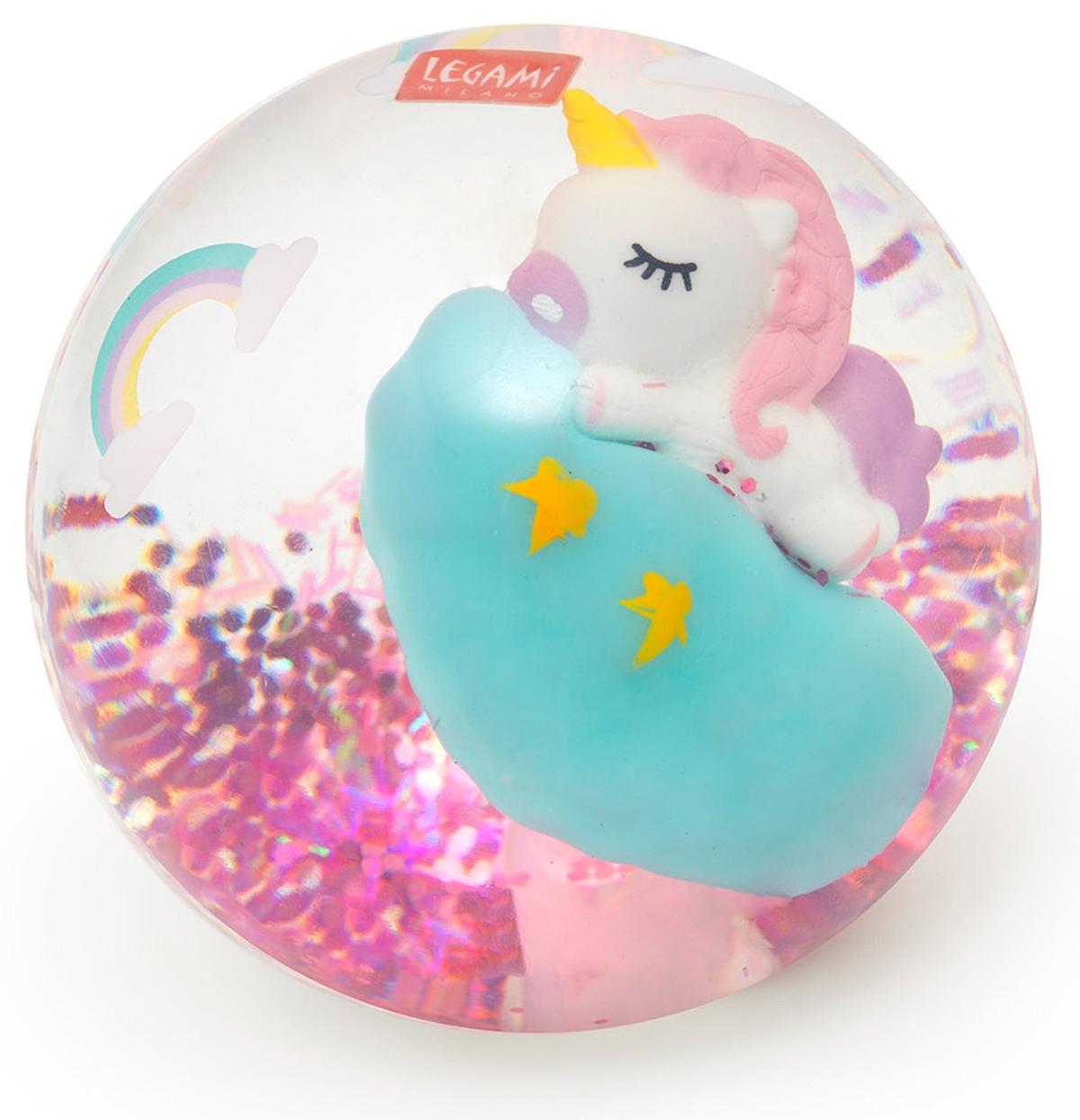 LEGAMI Light-Up Bouncy Ball - UNICORN