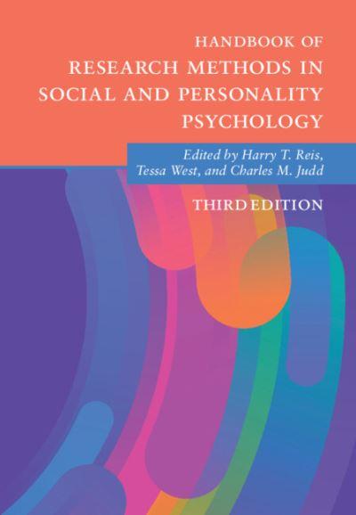 Handbook of Research Methods in Social and Personality Psych