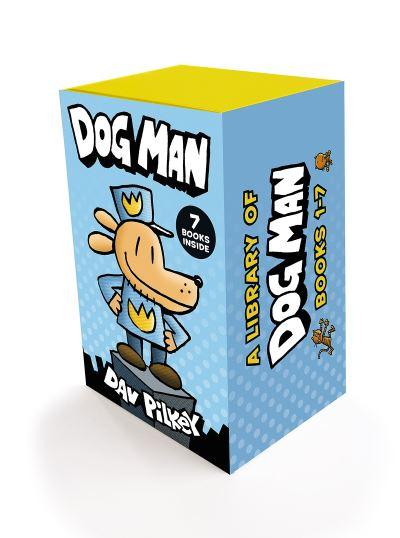 A Library of Dog Man. Books 1-7