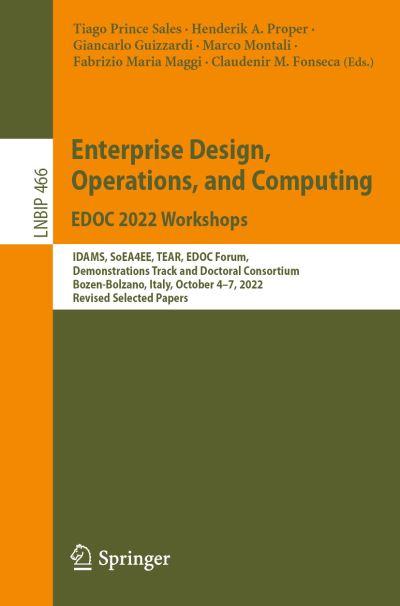 Enterprise Design, Operations, and Computing - EDOC 2022 Workshops