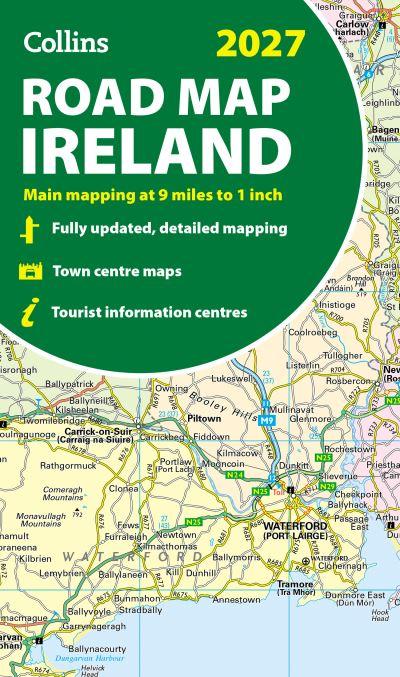 Collins Road Map of Ireland 2027 (Folded Map)
