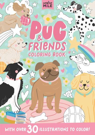 Pug and Friends Colouring Book US Edition
