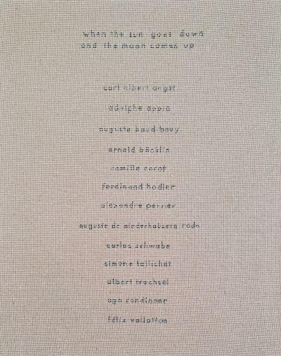 When the Sun Goes Down and the Moon Comes Up