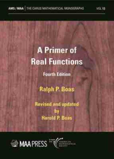 A Primer of Real Functions