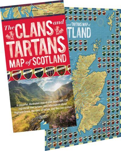 The Clans and Tartans Map of Scotland