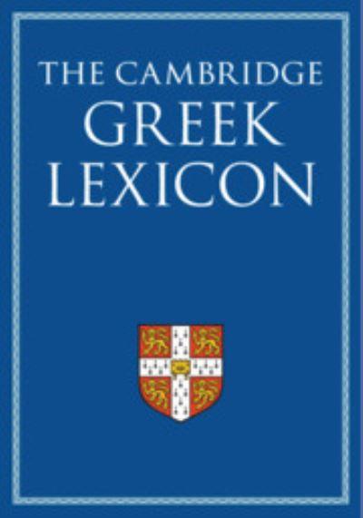 The Cambridge Greek Lexicon