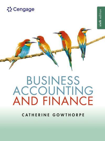 Business Accounting and Finance