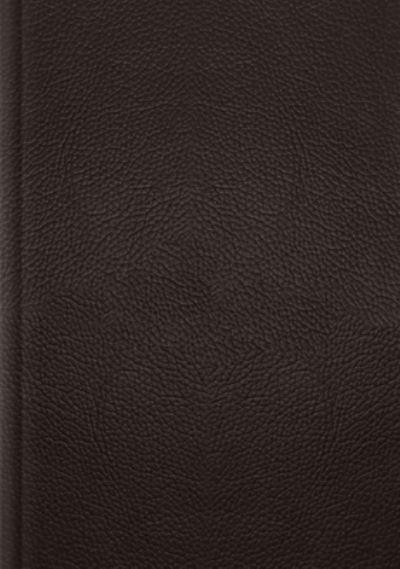ESV Single Column Journaling Bible, Large Print (Buffalo Leather, Deep Brown)