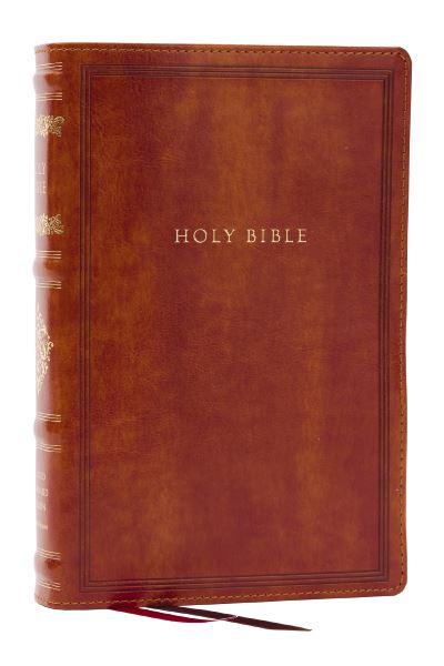 RSV Personal Size Bible With Cross References, Brown Leathersoft, (Sovereign Collection)