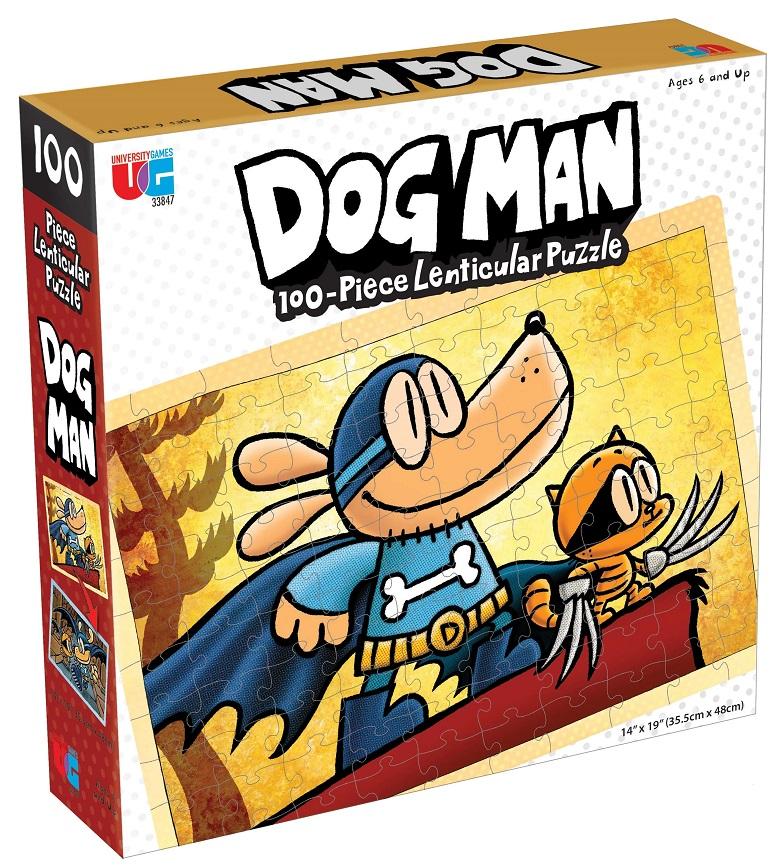 Dog Man: Adventures Lenticular 100 Piece Puzzle