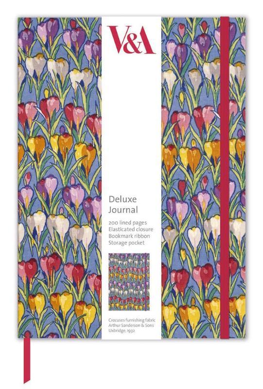 Museums & Galleries Deluxe Journal: Rows Of Crocuses