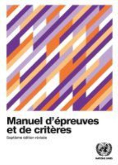 Recommendations on the Transport of Dangerous Goods (French