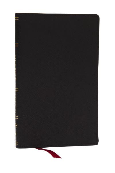 KJV, Personal Size New Testament, Black Genuine Leather, Red Letter, Comfort Print