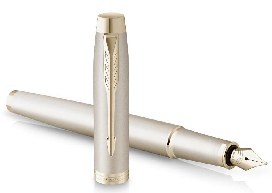 Parker Im Professionals Champagne Trim Fountain Pen