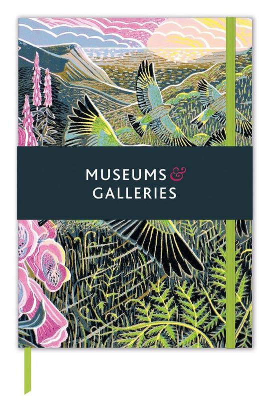 Museums & Galleries Deluxe Journal: Foxglowes & Finches