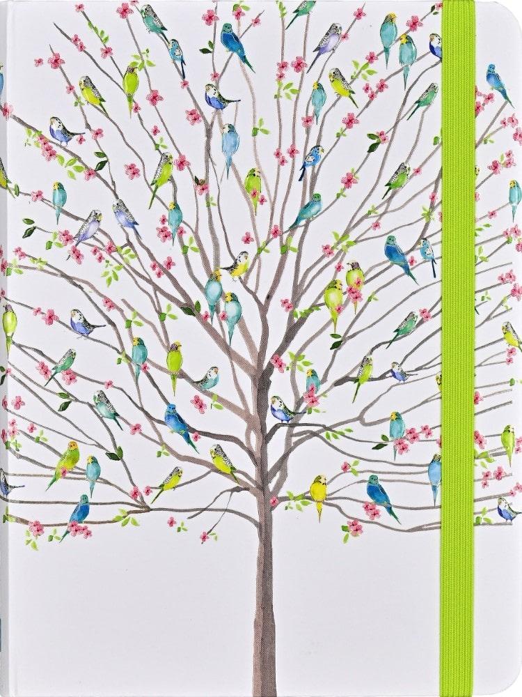 Peter Pauper Medium Tree Of Budgies Journal