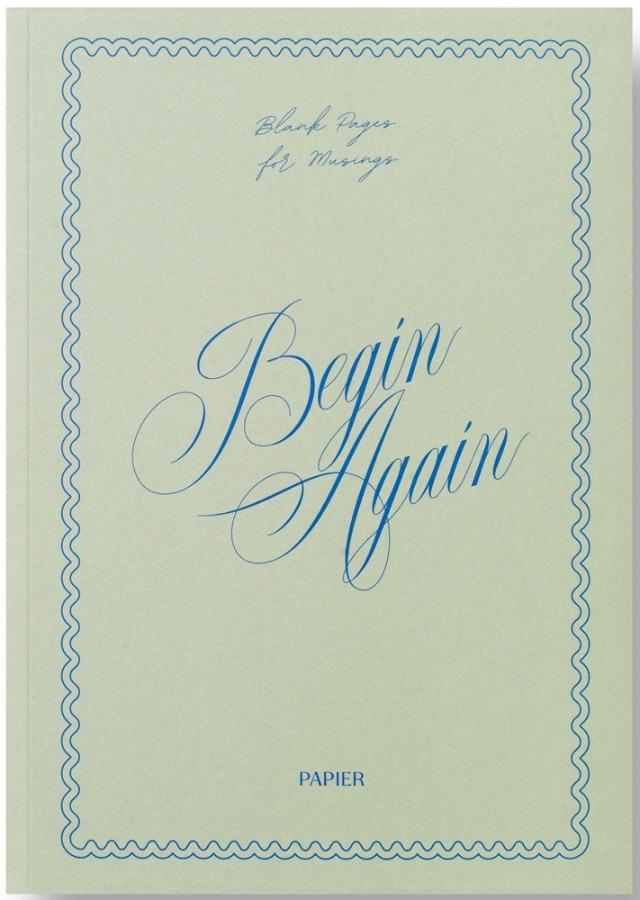 Papier Begin Again Softcover Lined Notebook