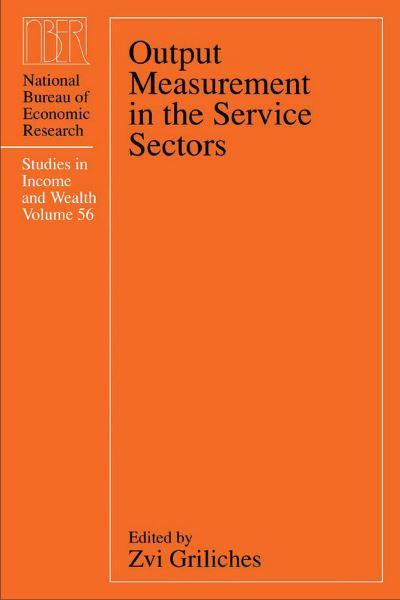 Output Measurement in the Service Sectors