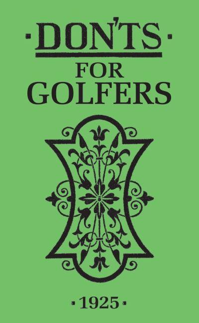 Don'ts For Golfers