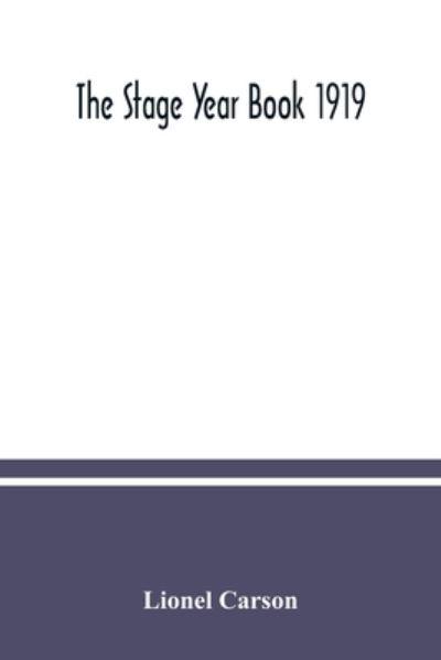 The Stage Year Book 1919