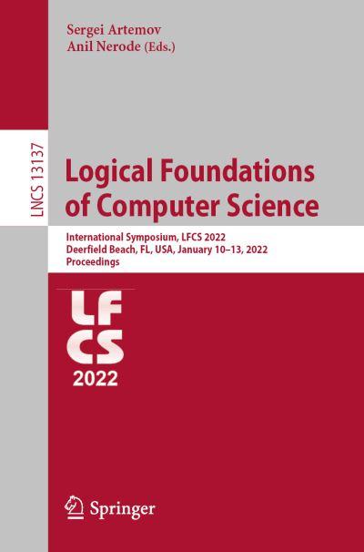 Logical Foundations of Computer Science Theoretical Computer Science and General Issues