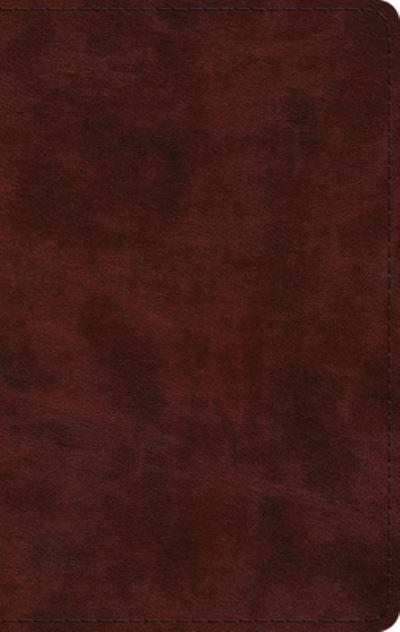 ESV Large Print Thinline Bible (Trutone, Mahogany)