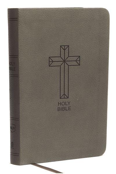 NKJV, Thinline Bible, Compact, Leathersoft, Black, Red Letter, Comfort Print