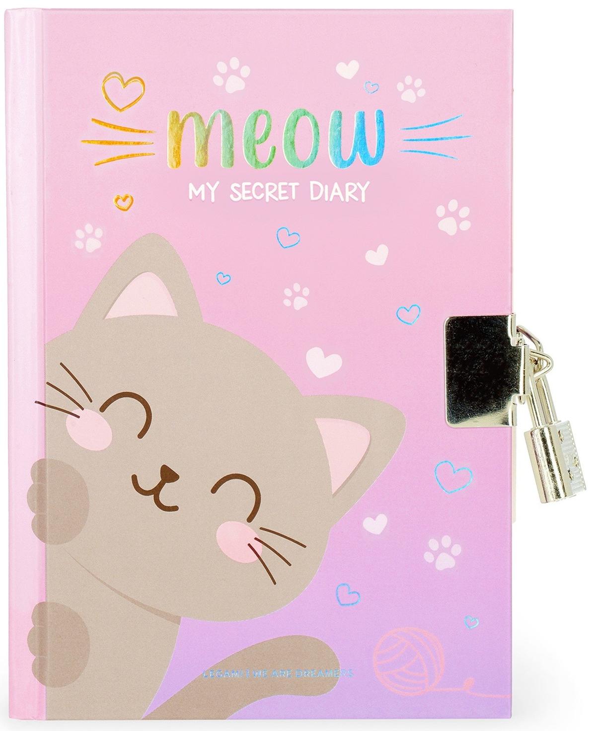Legami Secret Diary With Padlock - Kitty