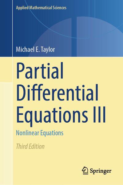 Partial Differential Equations. III Nonlinear Equations