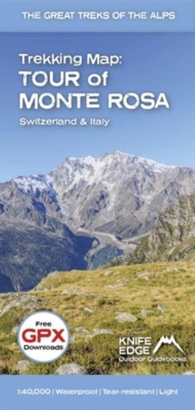 Trekking Map: Tour of Monte Rosa