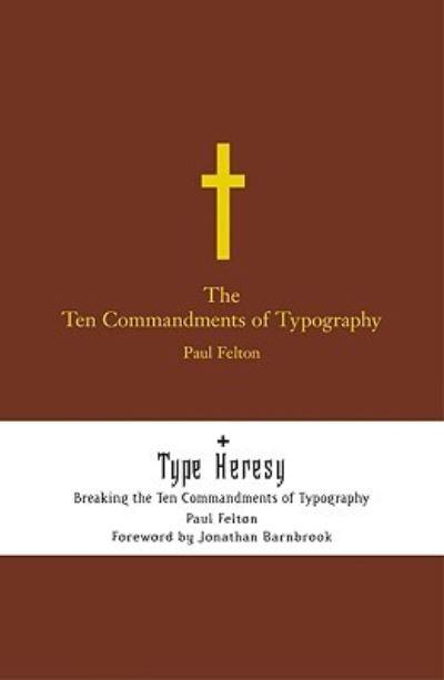 The Ten Commandments of Typography